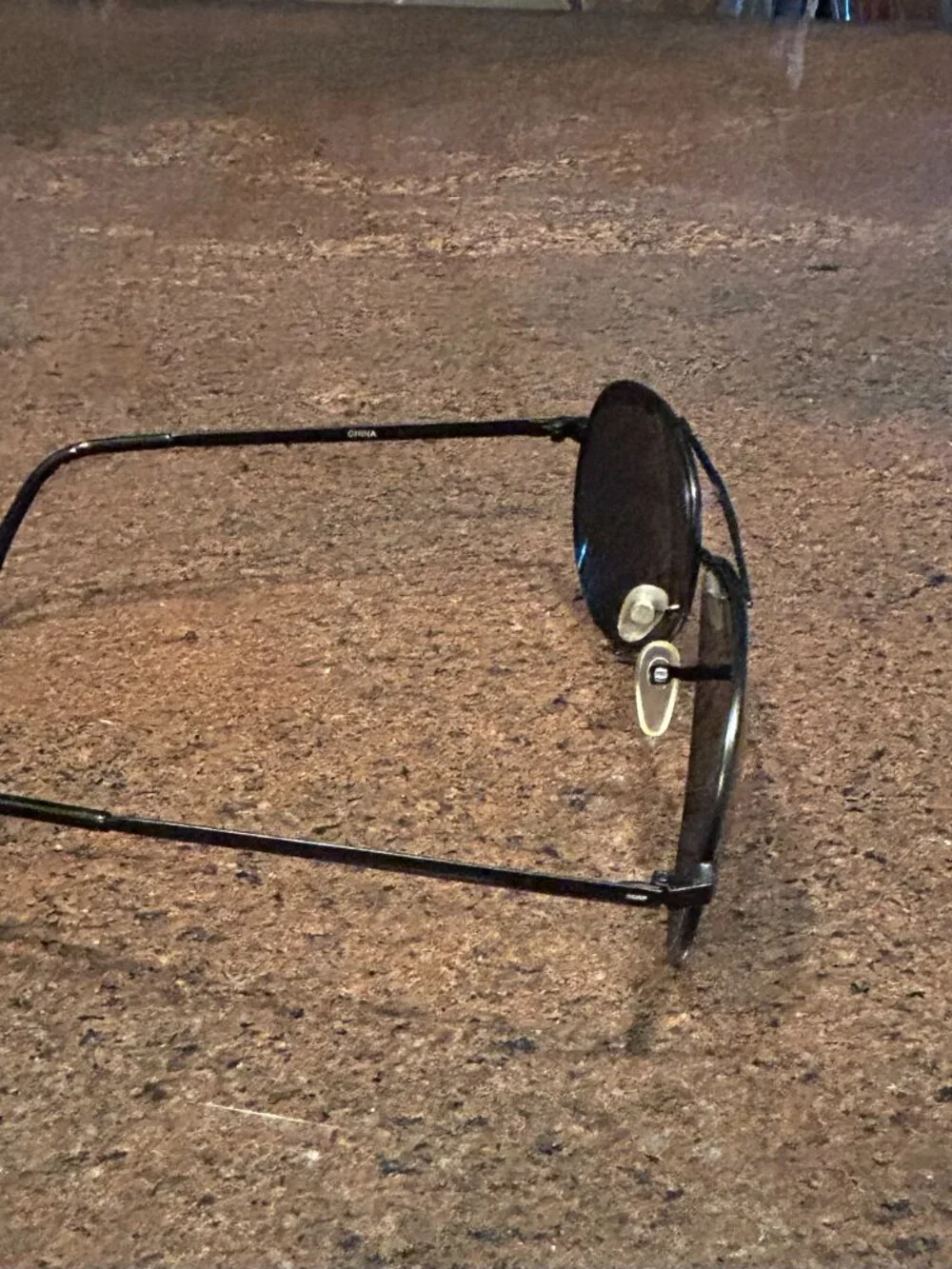 Aviator Sunglasses Black Rim - NWOT
